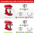 KitchenAid 4.5-5 Quart Tilt-Head Stand Mixers, Secure Pouring Shield & Bowl Covers, Pack of 2