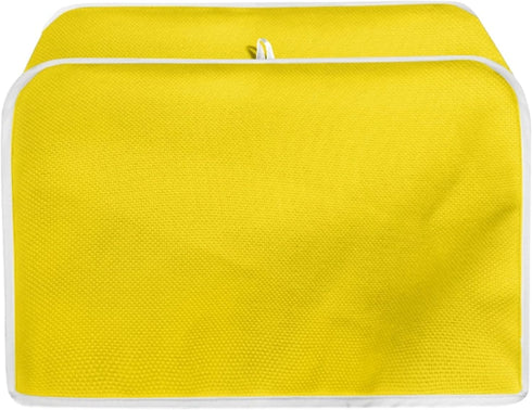 Yellow Toaster Dust Cover, Universal Storage Bag for 2 Slice Bread Toaster, Small Appliance Cover