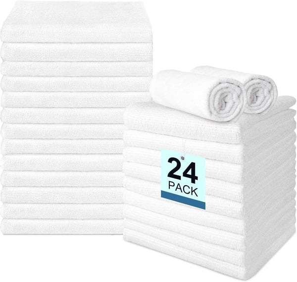 UNIMADE 24 Pack Hand Towels Set - Highly Absorbent and Quick Drying