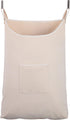 Laundry Collector, Door Hanging Laundry Hamper with Hooks, 65 Liters, Beige
