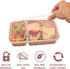 Bentgo 20-Piece Reusable BPA-Free 2-Compartment Containers - Lightweight, Durable, Microwave, Freezer, Dishwasher Safe