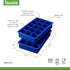 Tovolo Perfect Ice Mold Freezer Tray, Set of 2, 1.25-Inch Cubes for Whiskey, Bourbon, Spirits & Liquor, Stratus Blue,