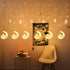 138 8 Dazzle Bright Moon Star and Fairy Tale Castle String Lights, LED Muslim Curtain Fairy String Lights, Lighting