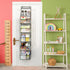 Fixwal 6-Shelf Over The Door Hanging Pantry Organizer with Clear Plastic Pockets and 3 Small PVC Pockets for Closet