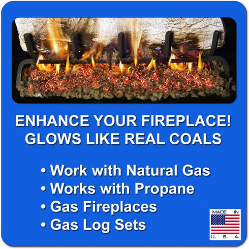 Midwest Hearth Rock Wool for Gas Log, 6 oz Bag