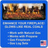 Midwest Hearth Rock Wool for Gas Log, 6 oz Bag