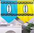 6 36" 24" Pcs Classroom Rainbow Curtains Decorations Back to School Colorful Crayon Curtains Classroom Supplies First