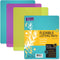 Nicole Home Collection Flexible Cutting Mats Set of 3, BPA-Free Plastic Color-Coded Kitchen Chopping Boards