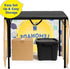 HIDEABOO 34" 34" 28" Easy Lemonade Stand Tablecloth Polyester Spandex Table Cover for Lemonade Stand for Kids