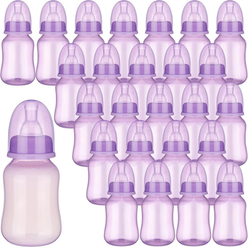 SiliFine 30 Pcs Baby Shower Favors Party Bottle Chug Game Mini Bottles