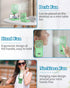 Mini Fan Handheld Foldable Fan, USB Personal Fans Portable Rechargeable Battery Fan 3 Speeds, Cute Face Cooling Fan for