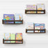 Nursery Room Shelves Set of 4, Wood Floating Book Shelves for Kids