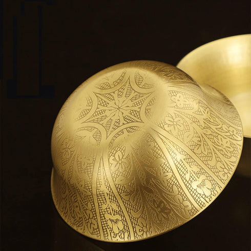 3 inch Copper Offering Bowl, Tibetan Holy Water Bowl for Yoga Meditation and Ritual Use