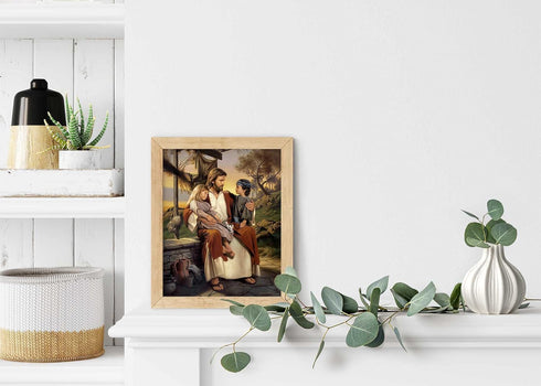 Simon Dewey - As I Have Loved You | Jesus Shepherd Art | Inspirational Jesus Picture | 8x10 Unframed Print