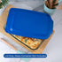 Replacement Lid Cover for Pyrex 3 QT Glass Baking Dish, Casserole Container 233-PC (Blue)