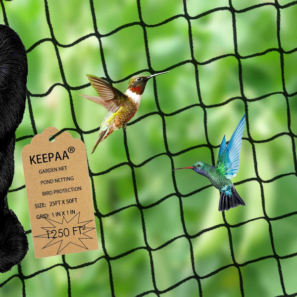 Heavy Duty Bird Poultry Netting - 1 Mesh Breathable UV-Resistant Mesh for
