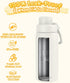 19oz GOPPUS Kids Water Bottle with Spout Lid, Toddler Water Bottle, Stainless Steel Insulated Water Bottle, Leakproof