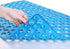 Nonslip Bathtub Mat - Extra Soft TPE Bath Mat for Kids, 30L x 17W Inch (Lake Blue)