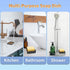 Bamboo Soap Dishes for Bar Soap Holders for Shower with Drainage for Bathroom Sink Bulk Small Wooden Soap Tray (Single