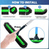 20" 12-Rows Wide Pool Brush Head, Heavy Duty Pool Scrub Brush with Soft Bristles, Inground/Above Ground Pool Brushes