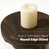 ORBEIN 6"/8"/10" 3pcs Unfinished Rustic Wood Stands - Wooden Round Riser - Plant Risers Stand for Decor Display