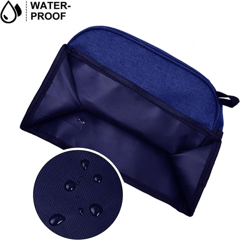 2 Slice Toaster Cover, Small Appliance Toaster Cover with Pockets, Washable, Blue