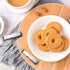 2pcs Maamoul Tweezers, Stainless Steel Pastry Tongs Baking Crimper Tool for Decorating Maamul Cookies