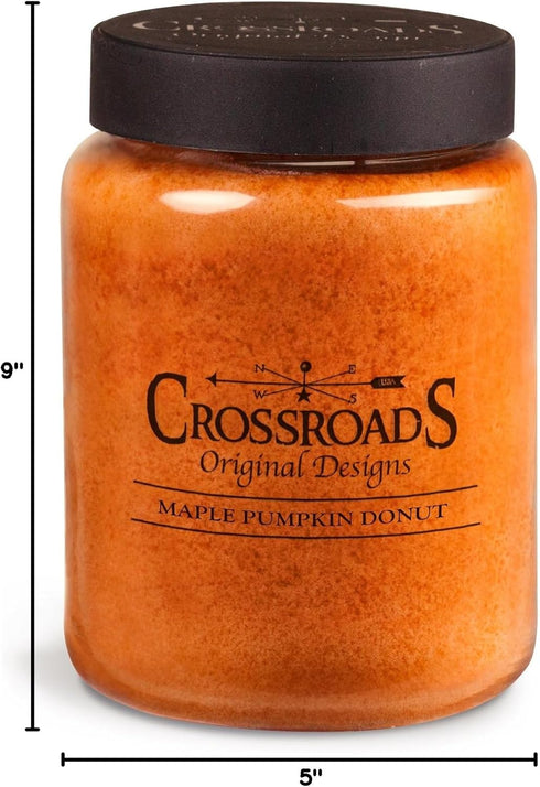 Crossroads Maple Pumpkin Donut Scented Candle - 2-Wick, 26 oz.