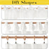 96 inch W52 L96, 1 NICETOWN Ivory Curtains Long for Daughter's Room, Creative DIY Tie Top Bunny Ears Privacy Linen