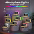 5 1 10W Bedroom Alarm Clock for Heavy Sleepers - in Magnetic Wireless Charger with White Noise Bluetooth Speaker RGB