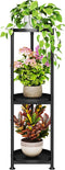SYQ 3 Tier Plant Stand Indoor Outdoor - 34'' Extra-Tall Metal Plant