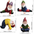 Yoga Gnome Miniature Garden Gnome Fairy Garden Gnomes Figurines Accessories Little Garden Gnomes Outdoor Small Gnomes Dwarfs Ornaments Set of 4