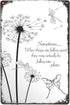 Dandelion Inspirational Wall Art Vintage Metal Sign, Dragonfly and Dandelion Retro Iron Painting Plaque (12x8 inch)