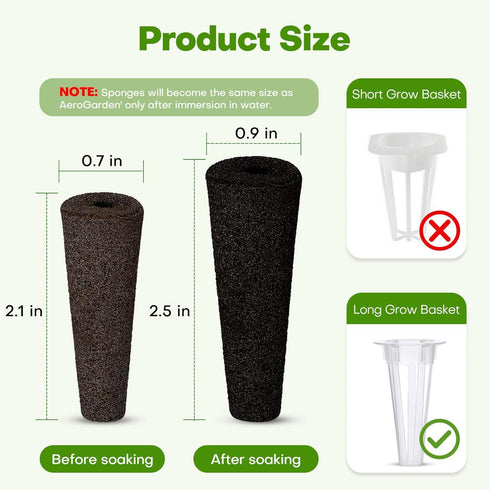 120 Systems,120 120 Ahopegarden Pcs Seed Pod Kit for Aerogarden, Highly Breathable Hydroponics Replacement Pods