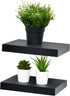 WELLAND Set of 2 Floating Shelves Wall Mounted Shelf, for Home Decor