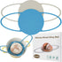 Silicone Sling Bread Dutch Oven, Non-Stick & Easy Clean Reusable Baking Mat, Beige & Blue