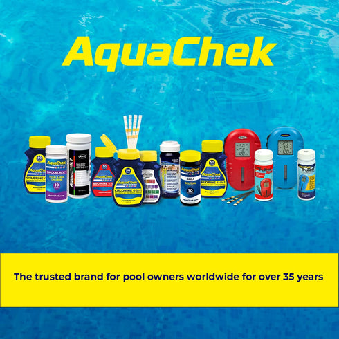 7-Way (100 AquaChek Pool and Spa Test Strips - Silver Pool Test Strips For pH, Total Chlorine, Free Chlorine, Bromine