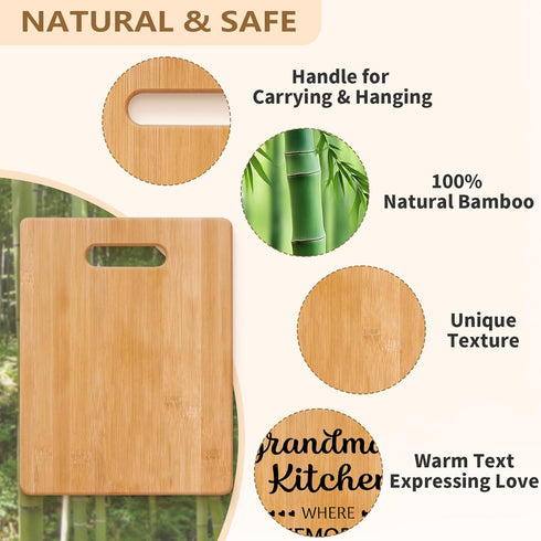 Unique Cutting Board for Grandma, Best Gifts for Grandma from Grandchildren, Thoughtful Gift Ideas