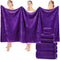 SmoothNovelty Set of 6 Extra Large Bath Towel 40 x 80 Inches