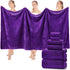 SmoothNovelty Set of 6 Extra Large Bath Towel 40 x 80 Inches