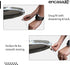 Encasa XO Ironing Board Cover and Pad 49"x18" - Black Arrow, Thick 3mm Felt Padding, Easy Fit, Scorch & Stain Resistant