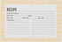C.R. Gibson Bloom Double Sided Recipe Card Set, 4" W x 6" L, Yellow