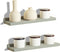 Freezing point Floating Shelves for Wall Set of 2 Natural Wood 16Inch