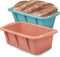 Silicone Bread Loaf Pan, 2 PCS Rectangular Non-Stick Baking Mold for Oven, Easy Release