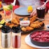 30 Pack 8.7 oz Mimorou Plastic Spice Jars with Shaker Lids Clear Seasoning Containers Spice Bottles for Kitchen Storing