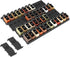Famhap Spice Drawer Organizer, 48PCS Interlocking Expandable Seasoning Rack Tray Insert for