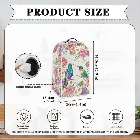 Upetstory Hummingbird Blender Cover - Kitchen Appliance Cover for Toaster, Bread Maker, Stand Mixer