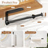 RV(2 Paper Towel Holder Under Cabinet, Single Hand Operable Wall Mount with Damping Effect, Self-Adhesive or Drilled