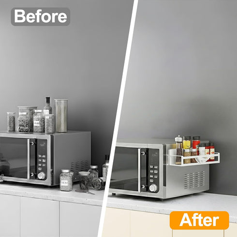4-Pack Magnetic Spice Rack for Refrigerator, Metal Seasoning Organizer for Kitchen Storage Organization, Space Saving
