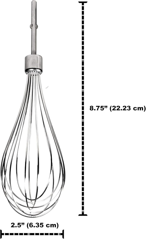 Univen Hand Mixer Stainless Steel Pro Whisk - Compatible with KitchenAid